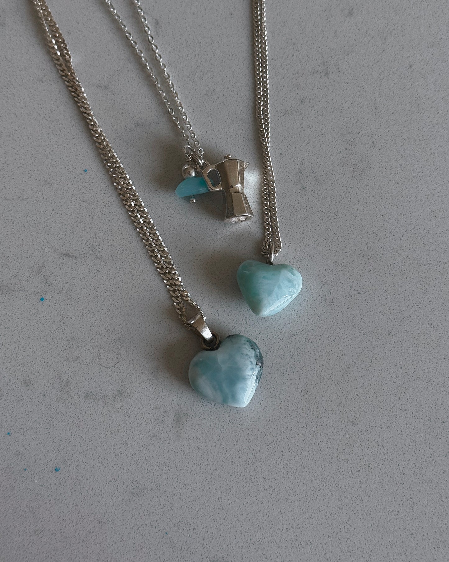 Caribbean Heart Necklaces