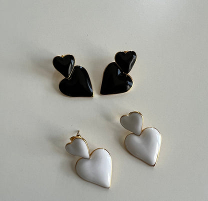 Sunny heart earrings