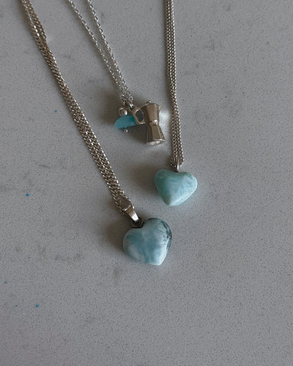 Caribbean Heart Necklaces