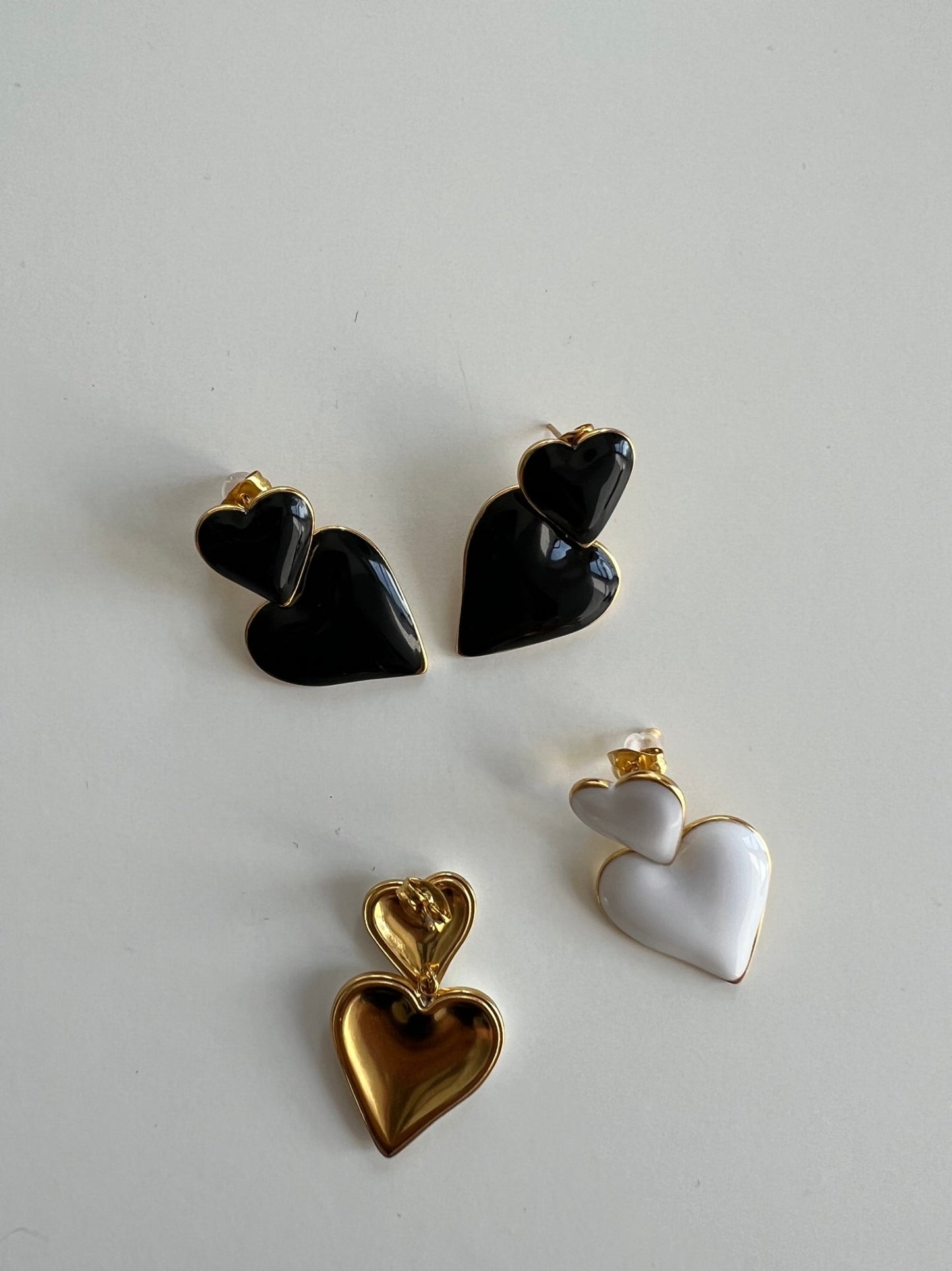 Sunny heart earrings