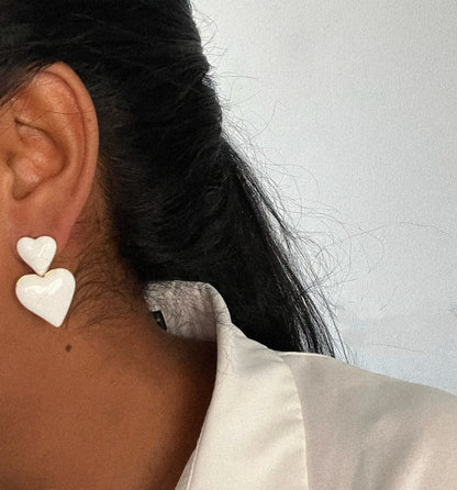Sunny heart earrings