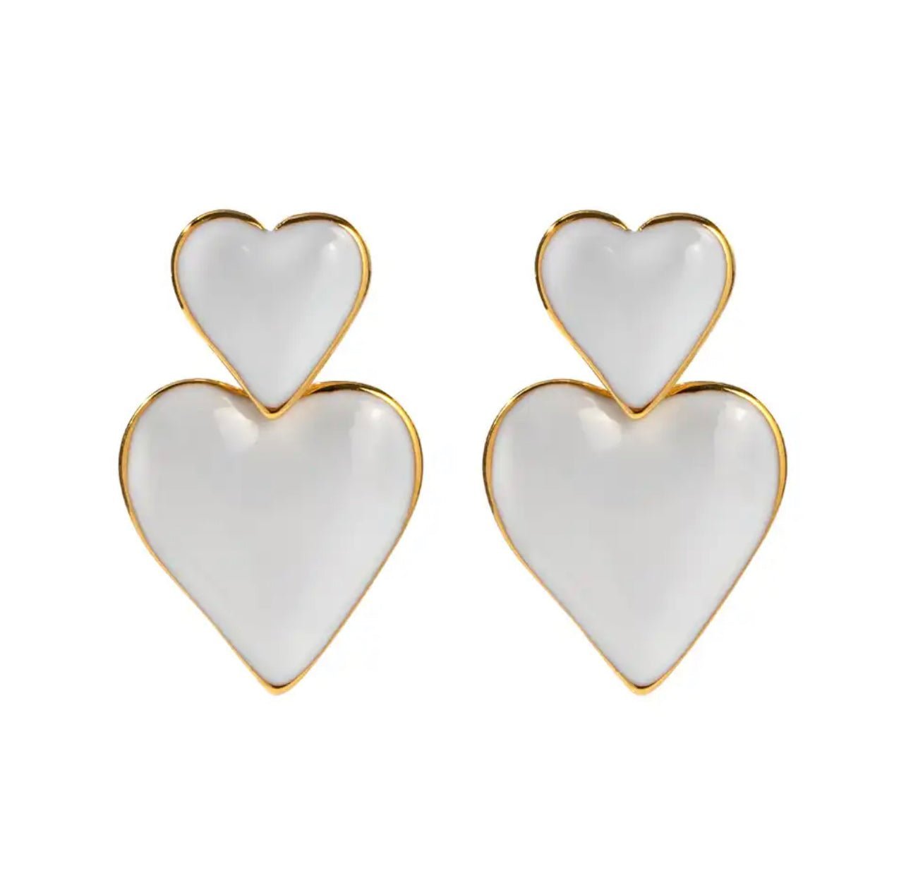 Sunny heart earrings