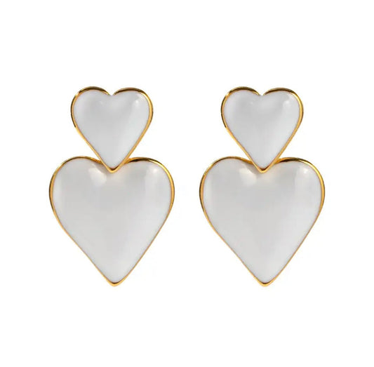 Sunny heart earrings