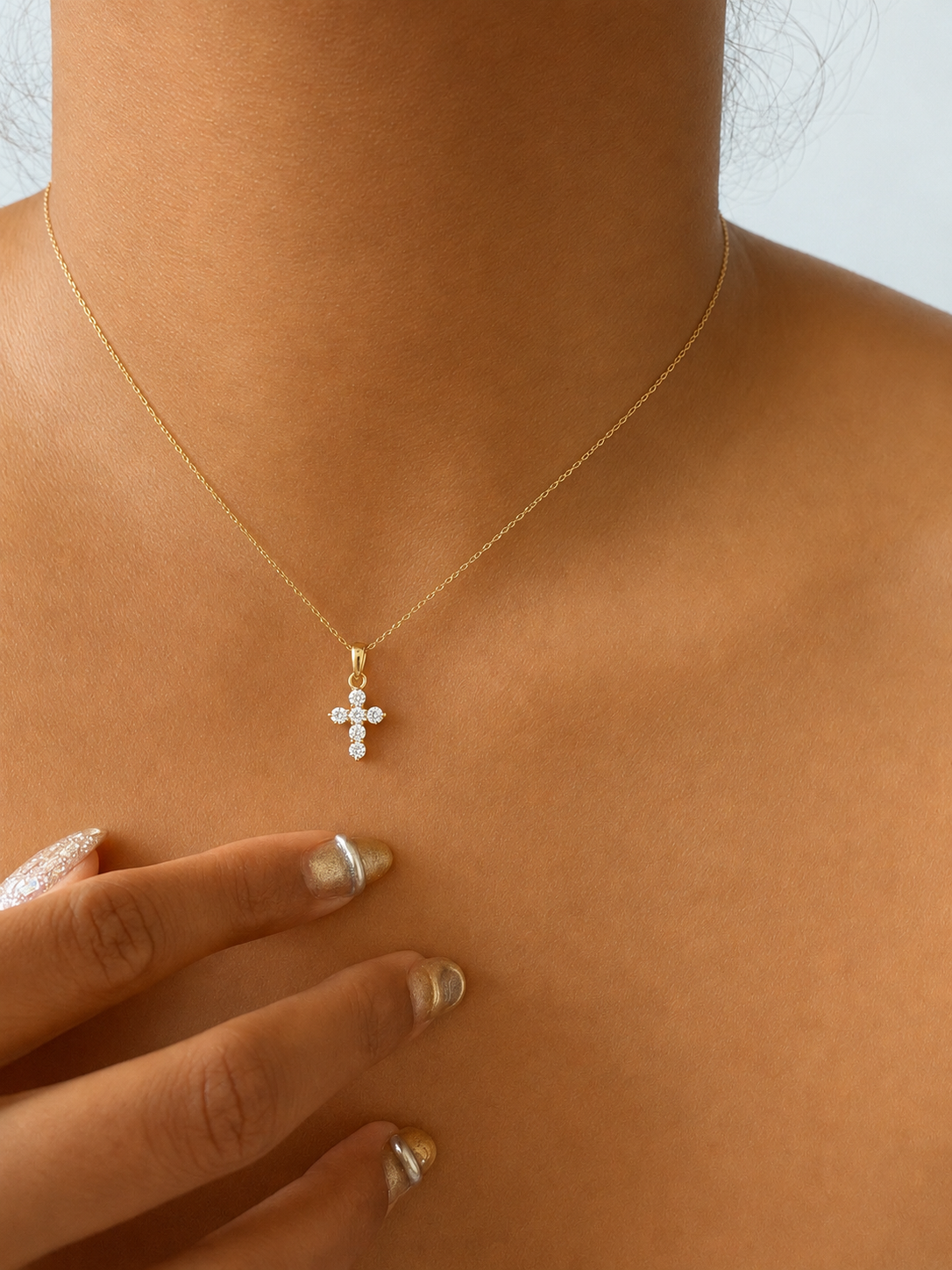 Celestial Cross Necklace